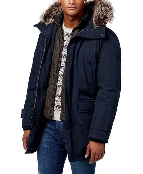 michael kors men coats|michael kors winter puffer coat.